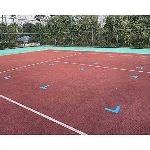 Eco Walker Court Line Marker Kit Throw Down Markers Create Your Own Mini Pickleball Tennis Court - 6