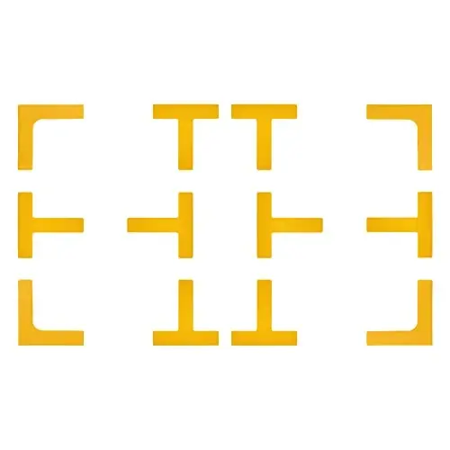 Eco Walker Court Lines Marker Kit Throw Down Markers Create Your Own Mini Pickleball Tennis Court - 1