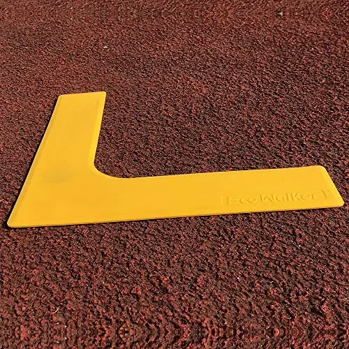 Eco Walker Court Lines Marker Kit Throw Down Markers Create Your Own Mini Pickleball Tennis Court - 6