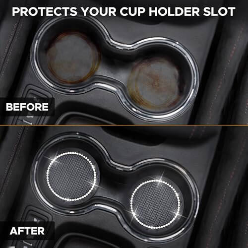 EcoNour Car Cup Coasters (2 Pack) - 6