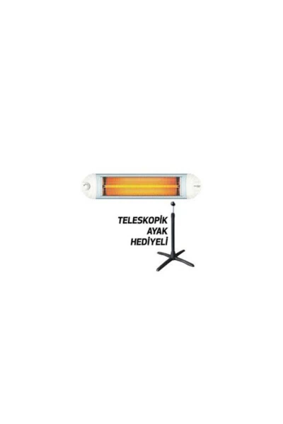 Ecotec Infrared Heater, 2500w, 1 LED + Stand - AWOX