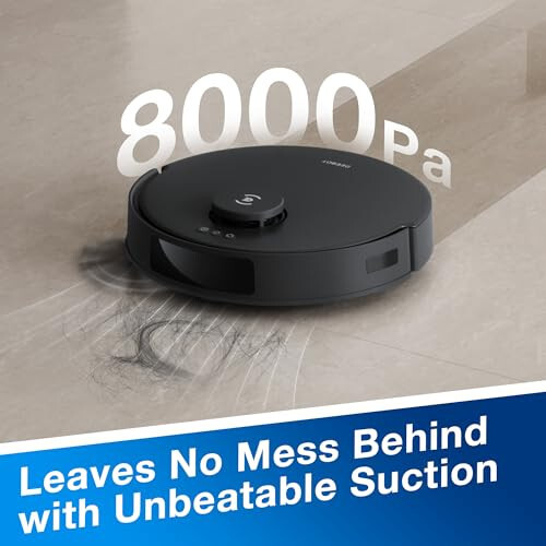 ECOVACS DEEBOT N20 Plus Robot Vacuum and Mop, with Bagless Self Emptying Station, 8000Pa Powerful Suction, Anti-Tangle Technology, 45-Day Capacity, 300 Minutes Runtime, Perfect for Pet Hair - 4