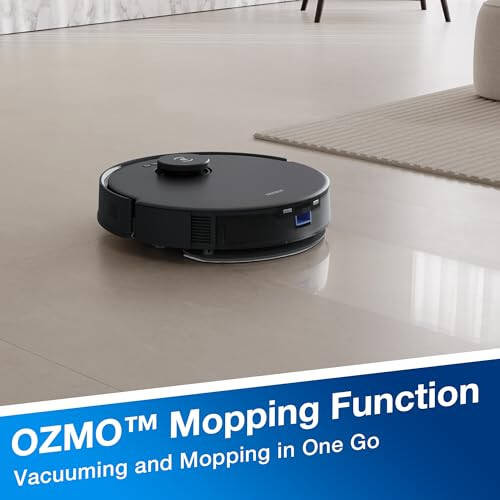 ECOVACS DEEBOT N20 Plus Robot Vacuum and Mop, with Bagless Self Emptying Station, 8000Pa Powerful Suction, Anti-Tangle Technology, 45-Day Capacity, 300 Minutes Runtime, Perfect for Pet Hair - 6