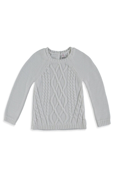 Ecru Baby Girl Sweater 7K0035Z1 - 3