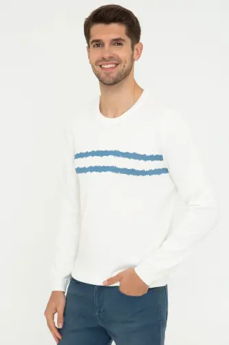 Ecru Erkak Kazak G021SZ0TK.000.1277824-VR019 - 3