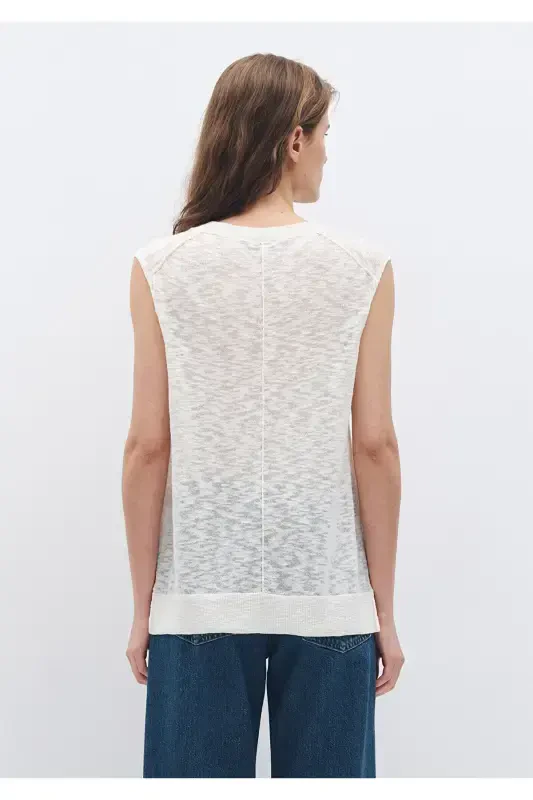 Ecru Knit Top 1710671-70057 - 5