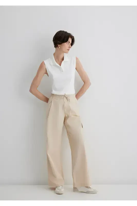 Ecru Pants 1011078-70003 - 2