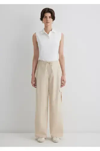 Ecru Pants 1011078-70003 - 5