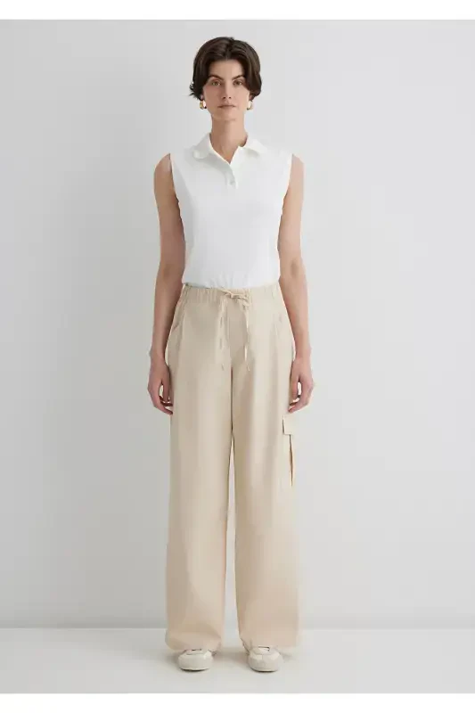 Ecru Pants 1011078-70003 - 5