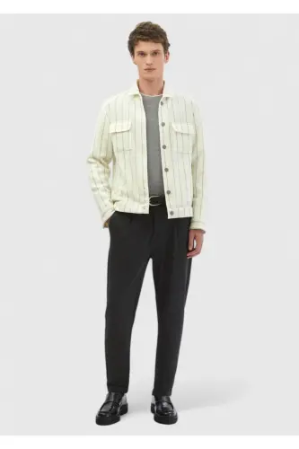 Ecru Shirt Jacket - RAMSEY (1)