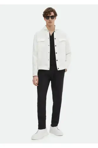 Ecru Shirt Jacket - RAMSEY (1)