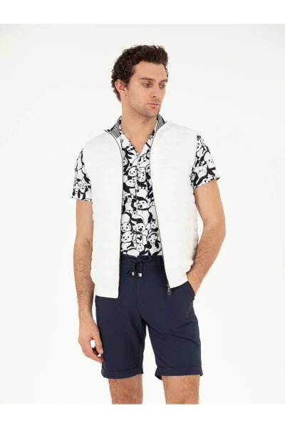 Ecru vest 50266444-VR019 - CACHAREL