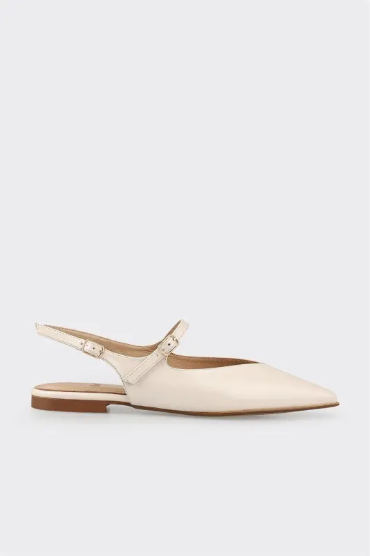 Ecru Women's Casual Shoe-Ecru - 1