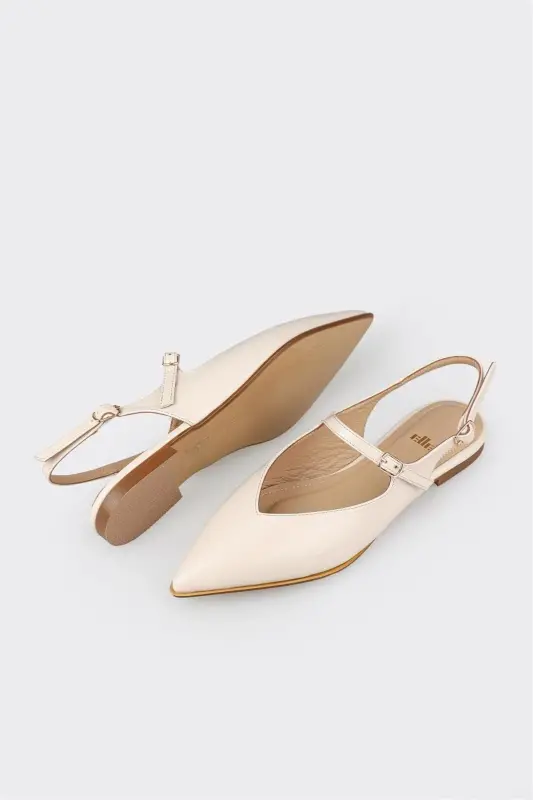 Ecru Women's Casual Shoe-Ecru - 3