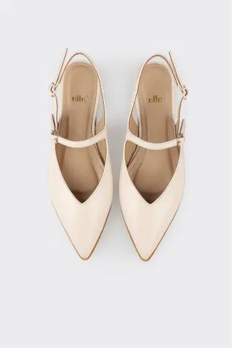 Ecru Women's Casual Shoe-Ecru - 4
