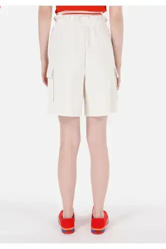 Ecru women's shorts - 2