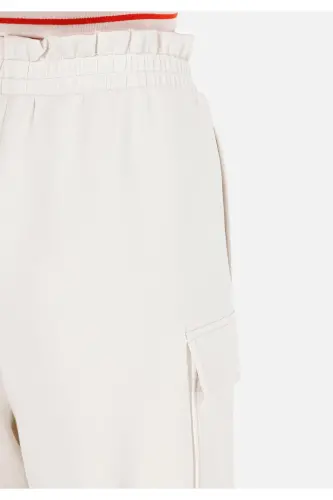 Ecru women's shorts - 6