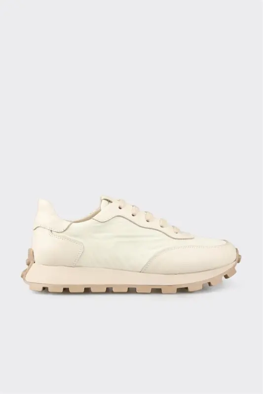 Ecru Women's Sports Shoes - Ecru - ELLE SHOES