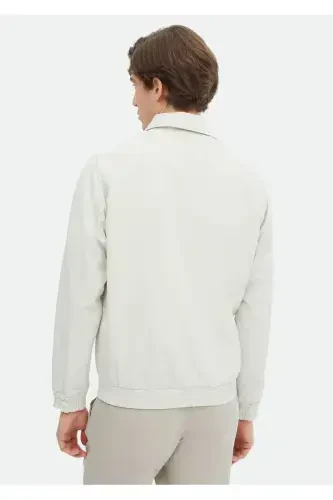 Ecru Woven Jacket - 5