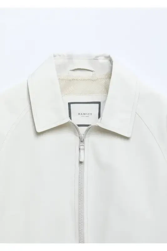 Ecru Woven Jacket - 7