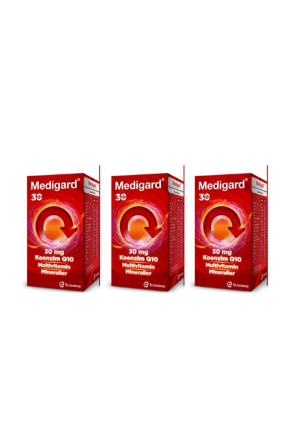 Eczacıbaşı Vitamin Mineral Complex CoQ10 90 Tablets | 3 X 30 Tablets Set - Multivitamin - 1