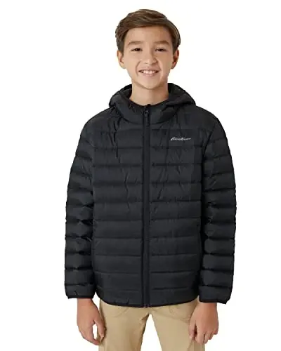Eddie Bauer болалар курткалари - CirrusLite ҳавога чидамли пахта курткалари болалар учун - изоляцияланган тикилган пуфакли куртка (3-20) 