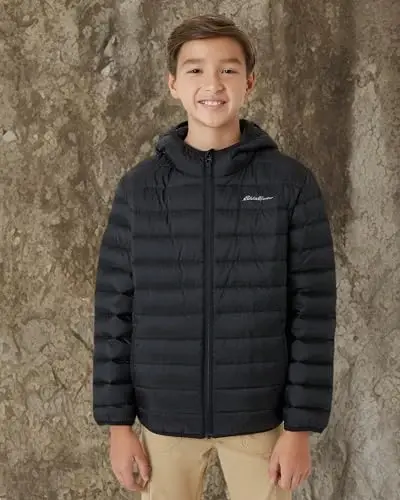 Eddie Bauer болалар курткалари - CirrusLite ҳавога чидамли пахта курткалари болалар учун - изоляцияланган тикилган пуфакли куртка (3-20) - 7