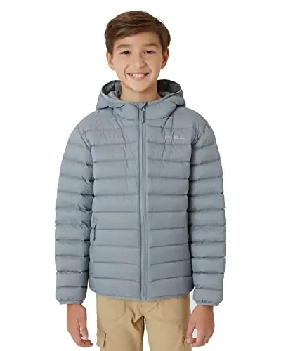 Eddie Bauer Boys' Jacket - CirrusLite Weather Resistant Down Coat for Boys - Insulated Quilted Bubble Puffer (3-20) - 1