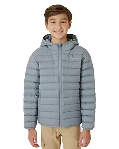 Eddie Bauer Boys' Jacket - CirrusLite Weather Resistant Down Coat for Boys - Insulated Quilted Bubble Puffer (3-20) - 1