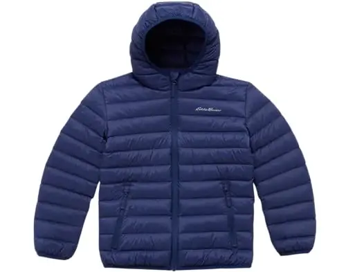 Eddie Bauer Boys' Jacket - CirrusLite Weather Resistant Down Coat for Boys - Insulated Quilted Bubble Puffer (3-20) - EDDIE BAUER (1)
