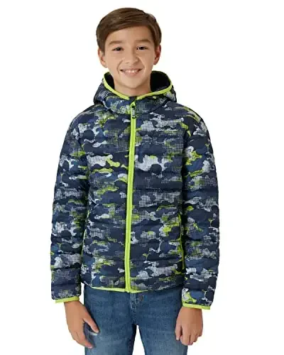 Eddie Bauer Boys' Jacket - CirrusLite Weather Resistant Down Coat for Boys - Insulated Quilted Bubble Puffer (3-20) 