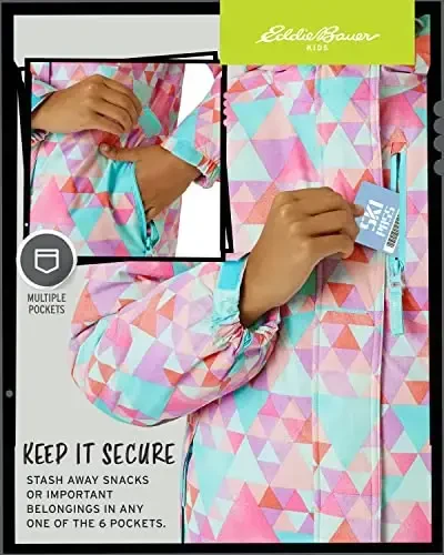 Eddie Bauer Kids' Ski Jacket - Waterproof 3 in 1 Insulated Coat with Removable Shell Jacket for Boys and Girls (3-16) - 4