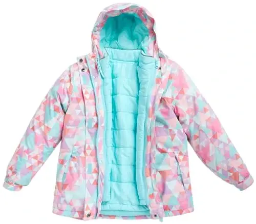 Eddie Bauer Kids' Ski Jacket - Waterproof 3 in 1 Insulated Coat with Removable Shell Jacket for Boys and Girls (3-16) - 3