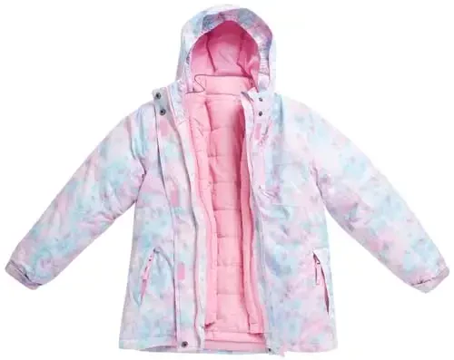 Eddie Bauer Kids' Ski Jacket - Waterproof 3 in 1 Insulated Coat with Removable Shell Jacket for Boys and Girls (3-16) - 2