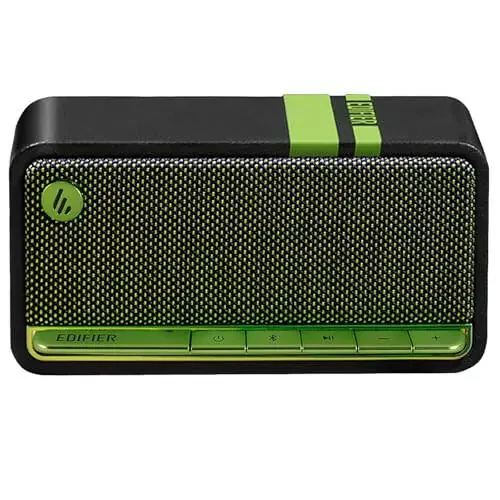 Edifier Retro Yog'och Bluetooth Karnay, 20 Vt Stereo Ovozli Simsiz Ko'chma Karnay, Vintaj Dekorativ Karnay, AUX, USB Ovoz Karta, Micro SD Qora - 6