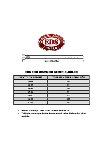 Eds Siyah Kadın Kemer - 4