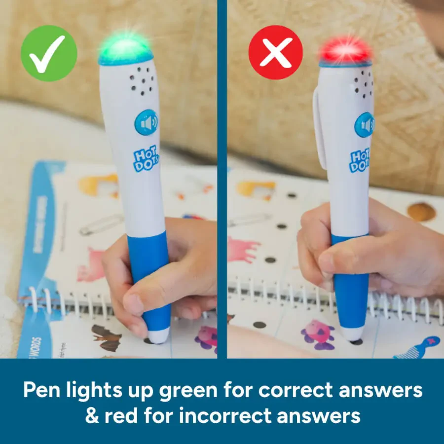 Educational Insights Hot Dots Let's Master Preschool Reading Set, 100 ABC Lessons, Ages 4+ - 3