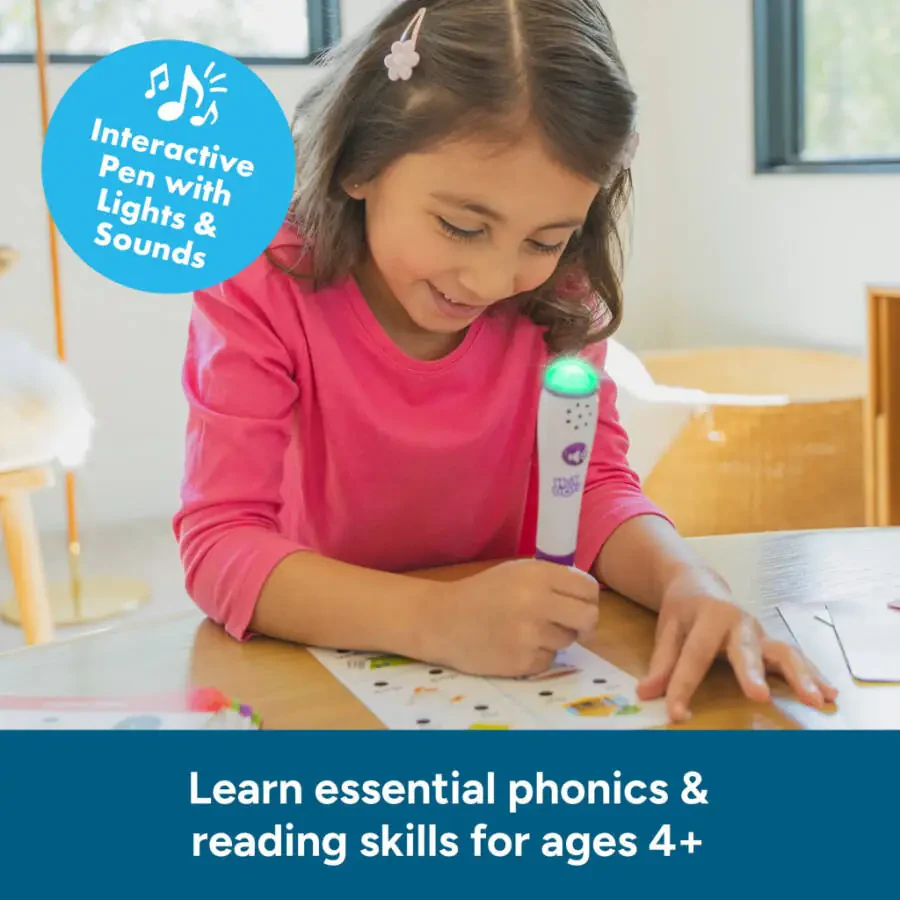 Educational Insights Hot Dots Phonics Set, Maktabgacha ta'lim uchun interaktiv ruchkali o'quv o'yini, 160 ABC darslari - 2