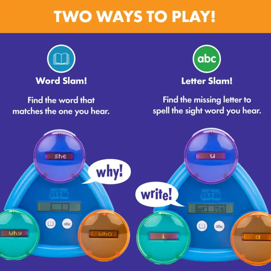 Educational Insights Sight Word Slam, Kids Interactive Learning Toys, 185+ Sight Words, Ages 5+ - 3