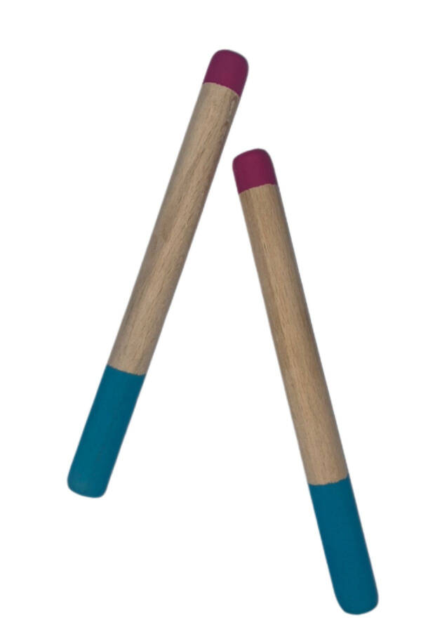 Educational Wooden Rhythm Sticks (1 Pair) - 2