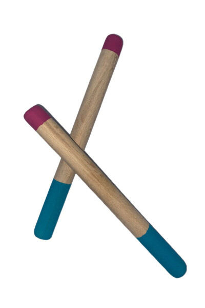 Educational Wooden Rhythm Sticks (1 Pair) - 3