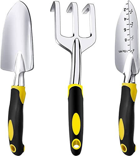 Edward Tools Bahçe El Aletleri 3'lü Set - Ağır Hizmet Tipi Bahçe Küreği, Fidan Dikme Aleti, El Rengi - Ergonomik Sap - Bükülmeye ve Paslanmaya Dayanıklı Tasarım - Kürek, Bahçe El Küreği - 1