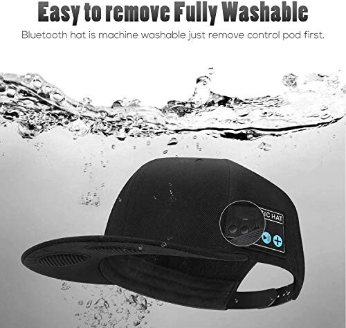 EDYELL Hat with Bluetooth Speaker Adjustable Wireless Smart Speakerphone Cap for Outdoor Sport Baseball Cap is The Birthday Gifts for Men/Women/Boys/Girl - 9