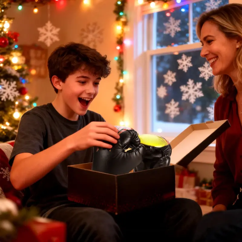 EEEkit Teenager Boxing Gloves, Cartoon PU Leather Sparring Grapple Punch Training Gloves 3oz, 12-18 ёшга мос - 4