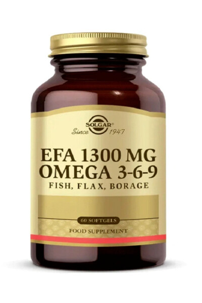 Efa 1300 Mg Omega 3-6-9 60 Capsules - 11