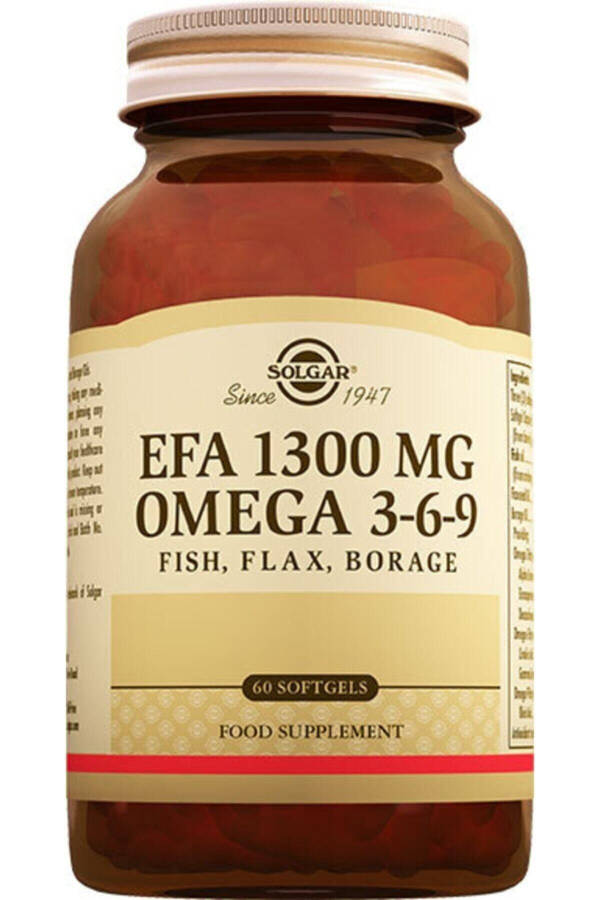 Efa 1300 Mg Omega 3-6-9 60 Capsules - 7