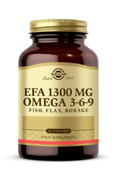 Efa 1300 Mg Omega 3-6-9 60 Capsules - 9