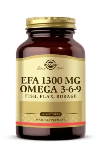 Efa 1300 Mg Omega 3-6-9 60 Capsules - SOLGAR (1)
