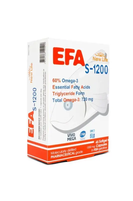 Efa S-1200 Omega3 45 Capsules - NEW LIFE