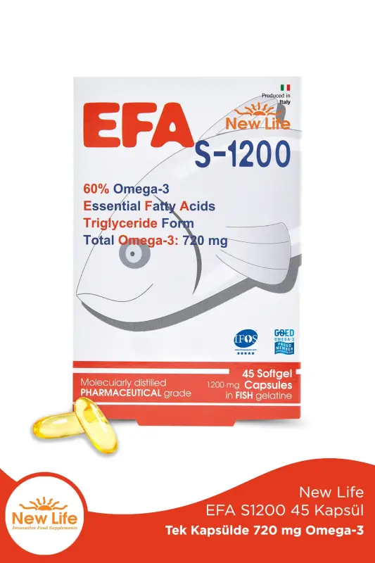 Efa S-1200 Omega3 45 Capsules - 1